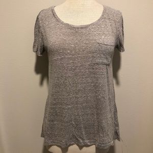 NWOT Basic Slub T Shirt Pocket Tee